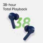 realme Buds T110 Bluetooth Truly Wireless in Ear Earbuds with mic, AI ENC for Calls, Google Fast Pair, 38 Hours Total Playback with Fast Charging and Low Latency Gaming Mode (Jazz Blue) - Image 6