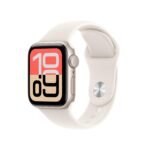 Apple Watch SE 3 GPS 40mm Starlight Aluminium Case with Starlight Sport Band - M/L - Image 6