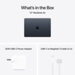 Apple 2026 MacBook Air 13″ Laptop with M5 chip: AI and Apple Intelligence, 34.46 cm (13.6″) Liquid Retina Display, 16GB Unified Memory, 512GB SSD Storage, 12MP Center Stage Camera, Touch ID; Midnight - Image 2