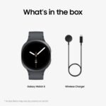 Samsung Galaxy Watch8 (40mm, Bluetooth, Graphite) with 3nm Processor | Dual GPS | Sapphire Glass & Armor Aluminum | 5ATM & IP68 | BP, ECG, IHRN & Vascular Load Monitoring | Anti-oxidant Index - Image 2