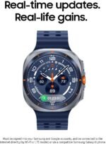 Samsung Galaxy Watch Ultra 2025 (47mm, LTE, Titanium Blue)| Upto 100h Battery| 3nm Processor| Dual GPS| Quick Button/Siren| Sapphire Glass| 10ATM and IP68| BP and ECG Monitor| Energy Score and Ages - Image 2