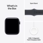 Apple Watch SE 3 GPS + Cellular 44mm Midnight Aluminium Case with Midnight Sport Band - S/M - Image 7