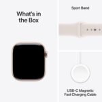 Apple Watch Series 11 GPS 42mm Rose Gold Aluminium Case with Light Blush Sport Band - M/L - Image 7