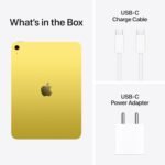 Apple iPad 11″: A16 chip, 27.69 cm (11″) Model, Liquid Retina Display, 128GB, Wi-Fi 6, 12MP Front/12MP Back Camera, Touch ID, All-Day Battery Life — Yellow - Image 3
