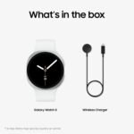 Samsung Galaxy Watch8 (44mm, LTE, Silver) with 3nm Processor | Dual GPS | Sapphire Glass & Armor Aluminum | 5ATM & IP68 | BP, ECG, IHRN & Vascular Load Monitoring | Anti-oxidant Index - Image 10