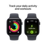 Apple Watch SE 3 GPS + Cellular 44mm Midnight Aluminium Case with Midnight Sport Band - S/M - Image 5