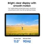 Lenovo Tab Plus with Octa JBL Hi-Fi Speakers| 8 GB RAM, 128 GB ROM| 11.5 Inch, 2K, 90 Hz Refresh| Wi-Fi Tablet| Android 14| 45 W Fast Charger| Built-in Kickstand| Color: Luna Grey Brand	Lenovo Model Name	Tab Plus Memory Storage Capacity	128 GB Screen Size	11.5 Inches Display Resolution Maximum	2560x1440 About this item [Joy in Every Beat] Octa JBL Hi-Fi Speakers (sound by JBL), 4 x tweeters, 4 x force-balanced bass units with Dolby Atmos [Outstanding Display] 11.5 Inch, 2K Display with 90 Hz Refresh Rate [Never miss a beat] 8600 mAh Battery with 45 W Fast Charger available in the box [Seamless Experience] Android 14 with upgrades until Android 16, and security patches available until June 2028 [Processor] Mediatek Helio G99 Octa Processor [Ports] 1 USB-C Port, 1 3.5 mm port for headphone/microphone, 1 microSD card slot [Camera] Front 8.0 MP with Face Unlock, Rear 8.0 MP with Autofocus [Care for You] TÜV Rheinland Full Care Display 2.0 Certification, IP52 Certified for Dust & Water Resistance - Image 6