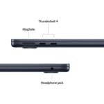 Apple 2026 MacBook Air 13″ Laptop with M5 chip: AI and Apple Intelligence, 34.46 cm (13.6″) Liquid Retina Display, 16GB Unified Memory, 512GB SSD Storage, 12MP Center Stage Camera, Touch ID; Midnight - Image 4