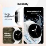 Samsung Galaxy Watch8 (44mm, LTE, Silver) with 3nm Processor | Dual GPS | Sapphire Glass & Armor Aluminum | 5ATM & IP68 | BP, ECG, IHRN & Vascular Load Monitoring | Anti-oxidant Index - Image 5