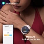 Samsung Galaxy Watch8 (44mm, LTE, Silver) with 3nm Processor | Dual GPS | Sapphire Glass & Armor Aluminum | 5ATM & IP68 | BP, ECG, IHRN & Vascular Load Monitoring | Anti-oxidant Index - Image 2