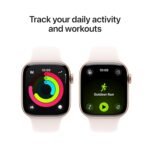 Apple Watch Series 11 GPS 42mm Rose Gold Aluminium Case with Light Blush Sport Band - M/L - Image 3