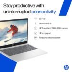 HP 14, Intel Core Ultra 5 125H (24GB DDR5, 1TB SSD) Micro-Edge, Anti-Glare, FHD, 14''/35.6cm, Win11, M365* Office24, Silver, 1.4kg, ep1180TU, FHD Camera, Backlit Laptop - Image 7