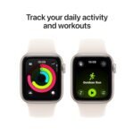 Apple Watch SE 3 GPS 40mm Starlight Aluminium Case with Starlight Sport Band - M/L - Image 3