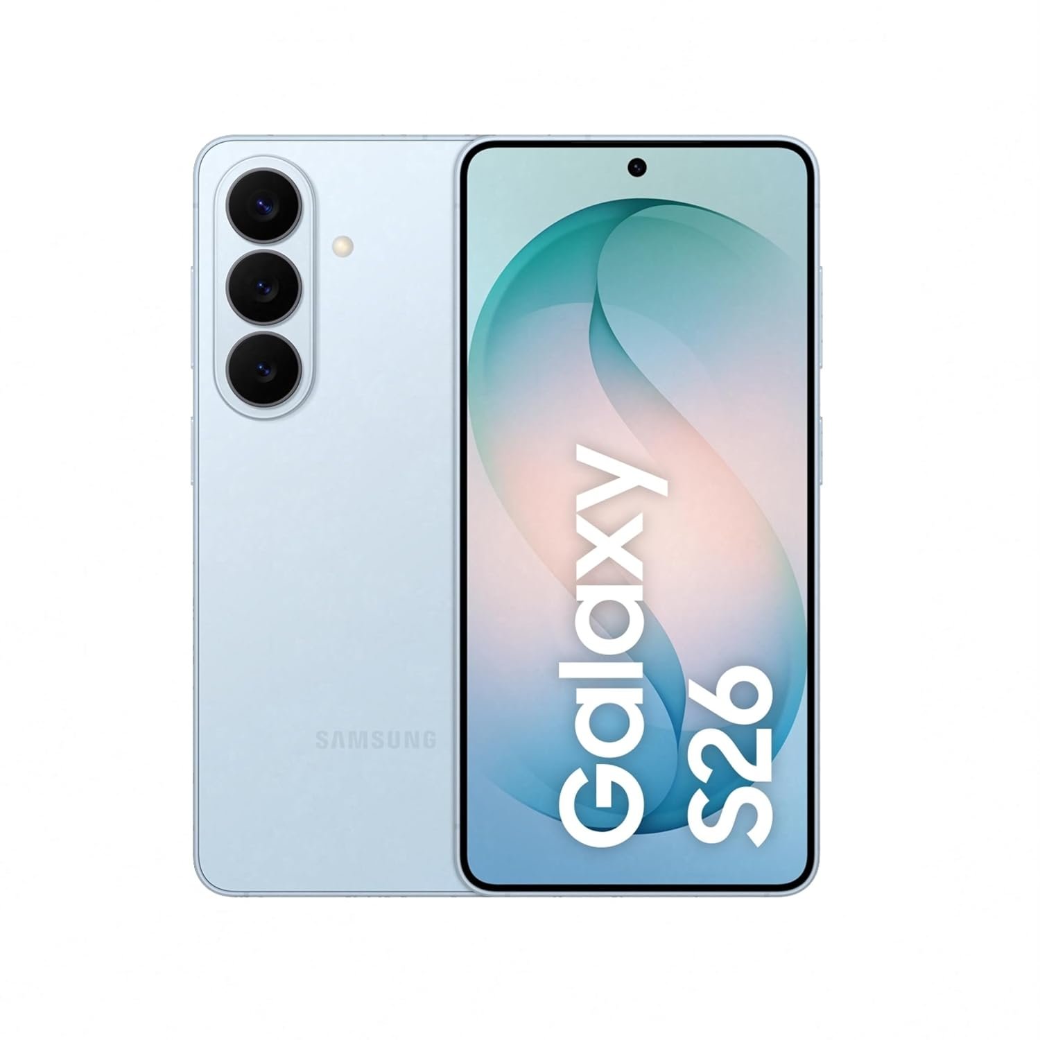 71tDWJ3ZHaL._SL1500_ Samsung Galaxy S26 5G (Sky Blue, 12GB RAM, 256GB Storage), AI Phone, Photo Assist, Creative Studio, 50MP Camera with ProVisual Engine, Powerful Customized Processor and 4300mAh Battery - Image 1