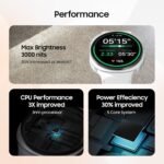 Samsung Galaxy Watch8 (40mm, Bluetooth, Graphite) with 3nm Processor | Dual GPS | Sapphire Glass & Armor Aluminum | 5ATM & IP68 | BP, ECG, IHRN & Vascular Load Monitoring | Anti-oxidant Index - Image 7