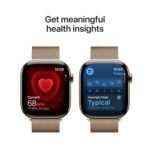 pple Watch Series 11 GPS + Cellular 46mm Gold Titanium Case with Gold Milanese Loop - M/L - Image 5