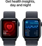 Apple Watch SE 2 GPS 40mm (2nd Gen) Midnight Aluminium with Ink Sport Loop - Image 6