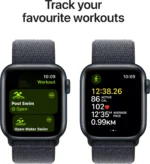 Apple Watch SE 2 GPS 40mm (2nd Gen) Midnight Aluminium with Ink Sport Loop - Image 8