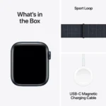 Apple Watch SE 2 GPS 40mm (2nd Gen) Midnight Aluminium with Ink Sport Loop - Image 5